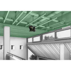 Laserliner MasterPlane-Laser 3G Pro 360° Kruislijnlaser set in L-boxx - 3 lijnen - groen - 3x 55m - IP64 + VarioStand L Laserstatief