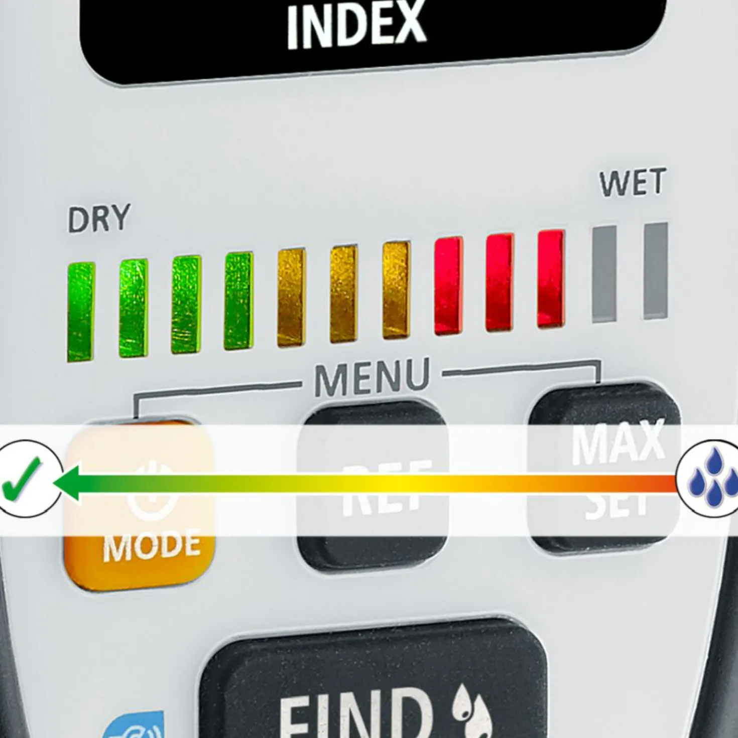 Laserliner MultiWet-Finder Plus Materiaal vochtmeter