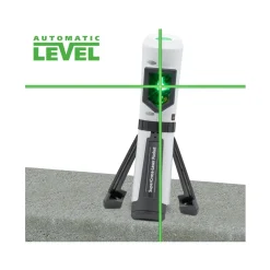 Laserliner SuperCross-Laser Pocket Kruislijnlaser incl. integreerd statief in tas - 2 lijnen - groen - 40m