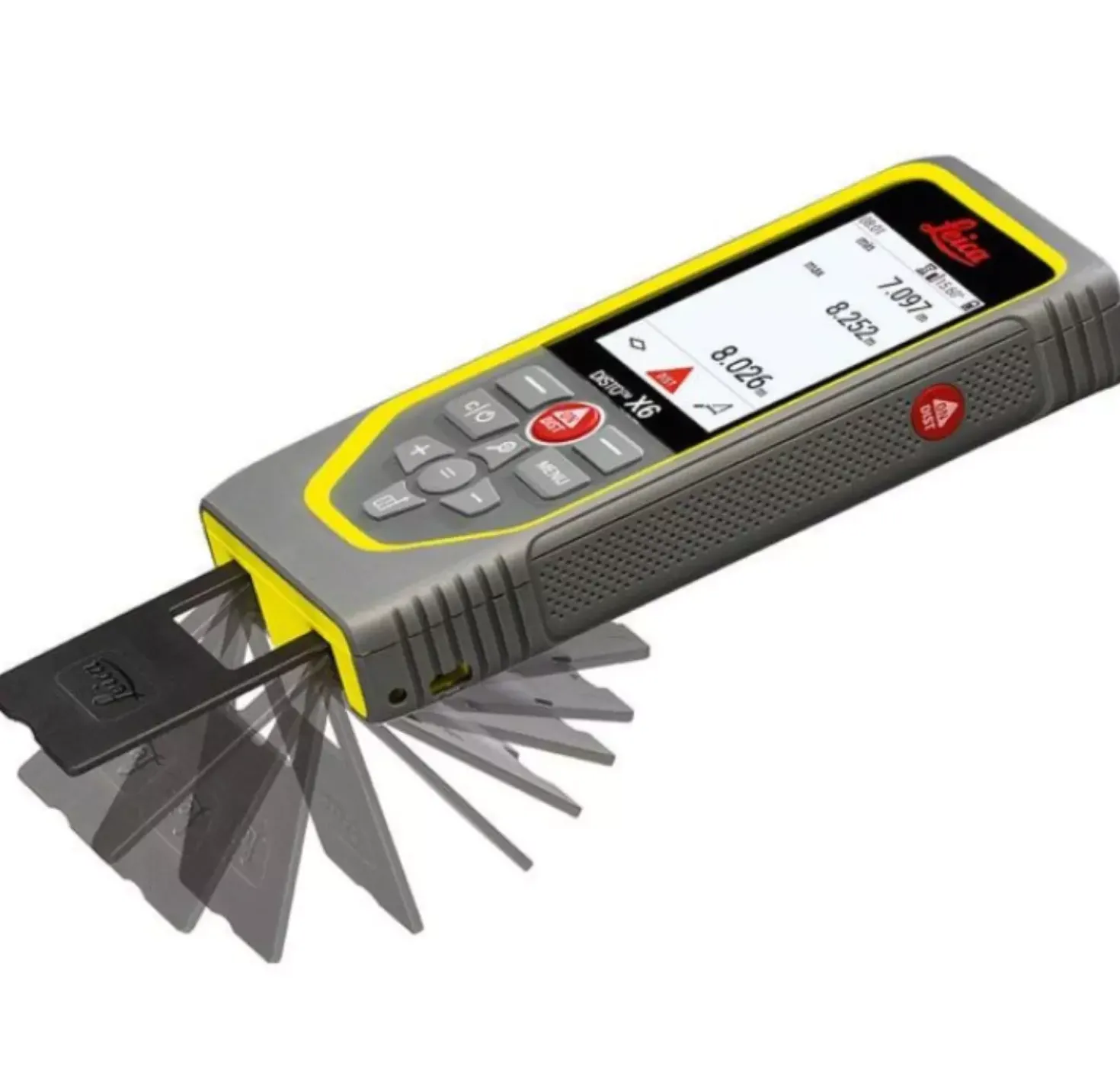 Leica Disto X6 Afstandsmeter in tas - Bluetooth - 250m - IP65