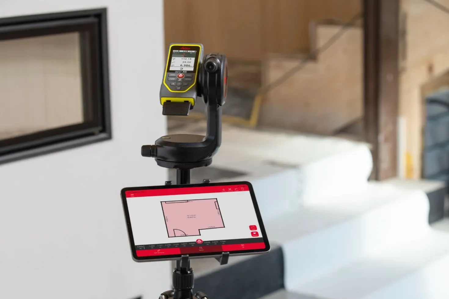 Leica Disto X6 Afstandsmeter in tas - Bluetooth - 250m - IP65