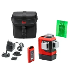 Leica Lino L6Gs-1 Kruislijnlaser in tas - groen - 3x 360° - IP54
