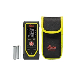 Leica X1-1 Afstandsmeter in tas - Bluetooth / NFC - rood - 100m - IP65