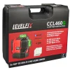 Levelfix CCL460G 3D Cone / Kruislijnlaser 3x360° set - Groen - 40m