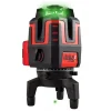 Levelfix CCL680G Kruislijnlaser 360° Set in koffer - groen - 40m - 360° horizontaal + 4 verticaal lijnen - IP54