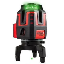 Levelfix CCL680G Kruislijnlaser 360° Set in koffer - groen - 40m - 360° horizontaal + 4 verticaal lijnen - IP54