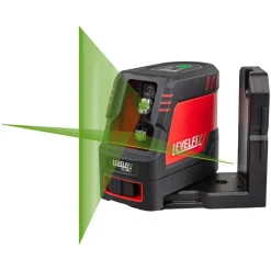 Levelfix CL130G Kruislijnlaser in koffer - 2 lijnen - groen - 30m - IP54