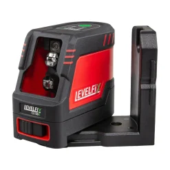 Levelfix CL130G Kruislijnlaser in koffer - 2 lijnen - groen - 30m - IP54