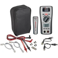 Levelfix EM400N Multimeter/LAN tester in tas - AC/DC 600 V & 10 A - CAT III 600 V