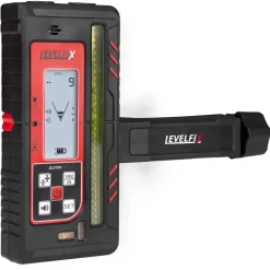 Levelfix 650H Roterende laser set incl. ontvanger in koffer - Rood - 600m - IP66
