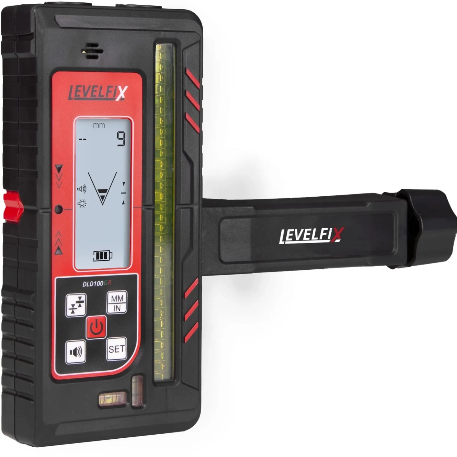 Levelfix 650H Roterende laser set incl. ontvanger in koffer - Rood - 600m - IP66