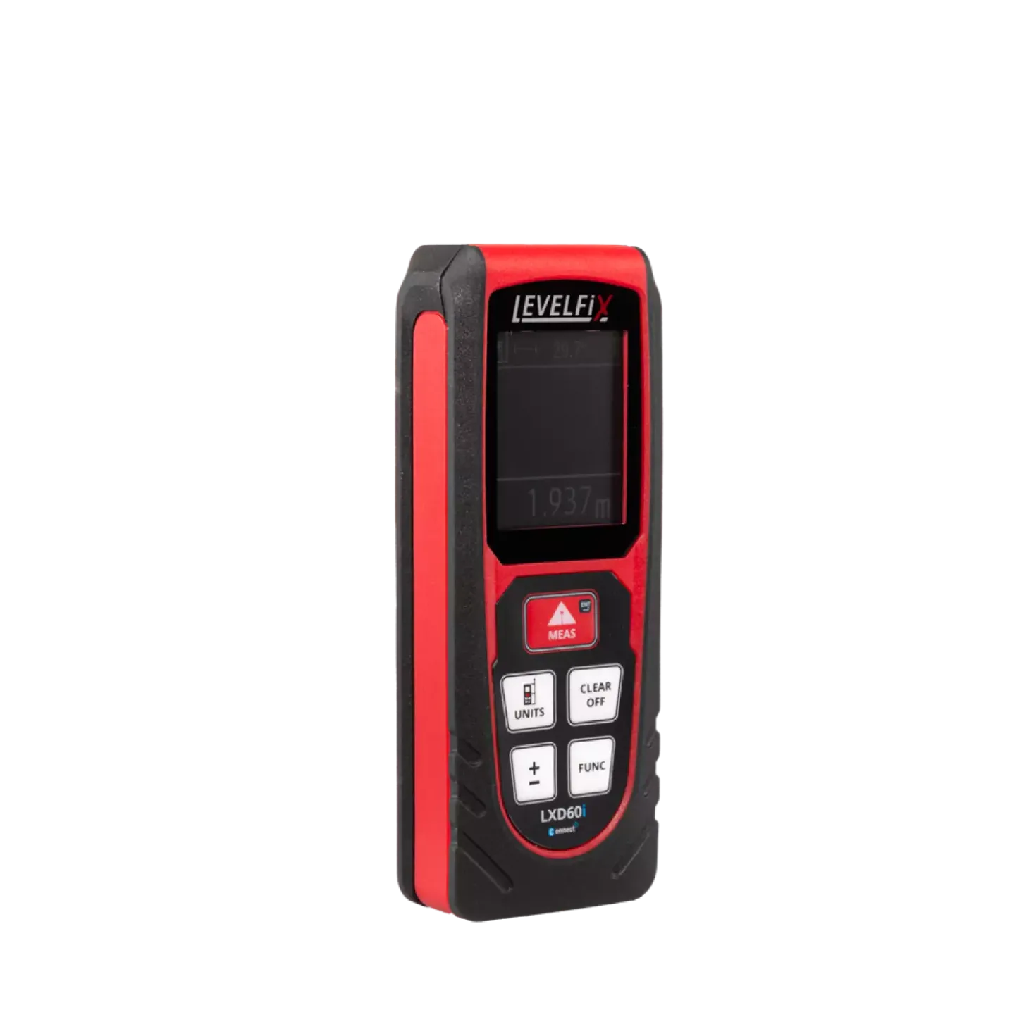 Levelfix LXD60i Afstandsmeter in tas - Bluetooth - 60m - IP54