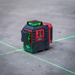 Levelfix MCL380G 360° Kruislijnlaser - 3 lijnen - groen - 40m - IP65