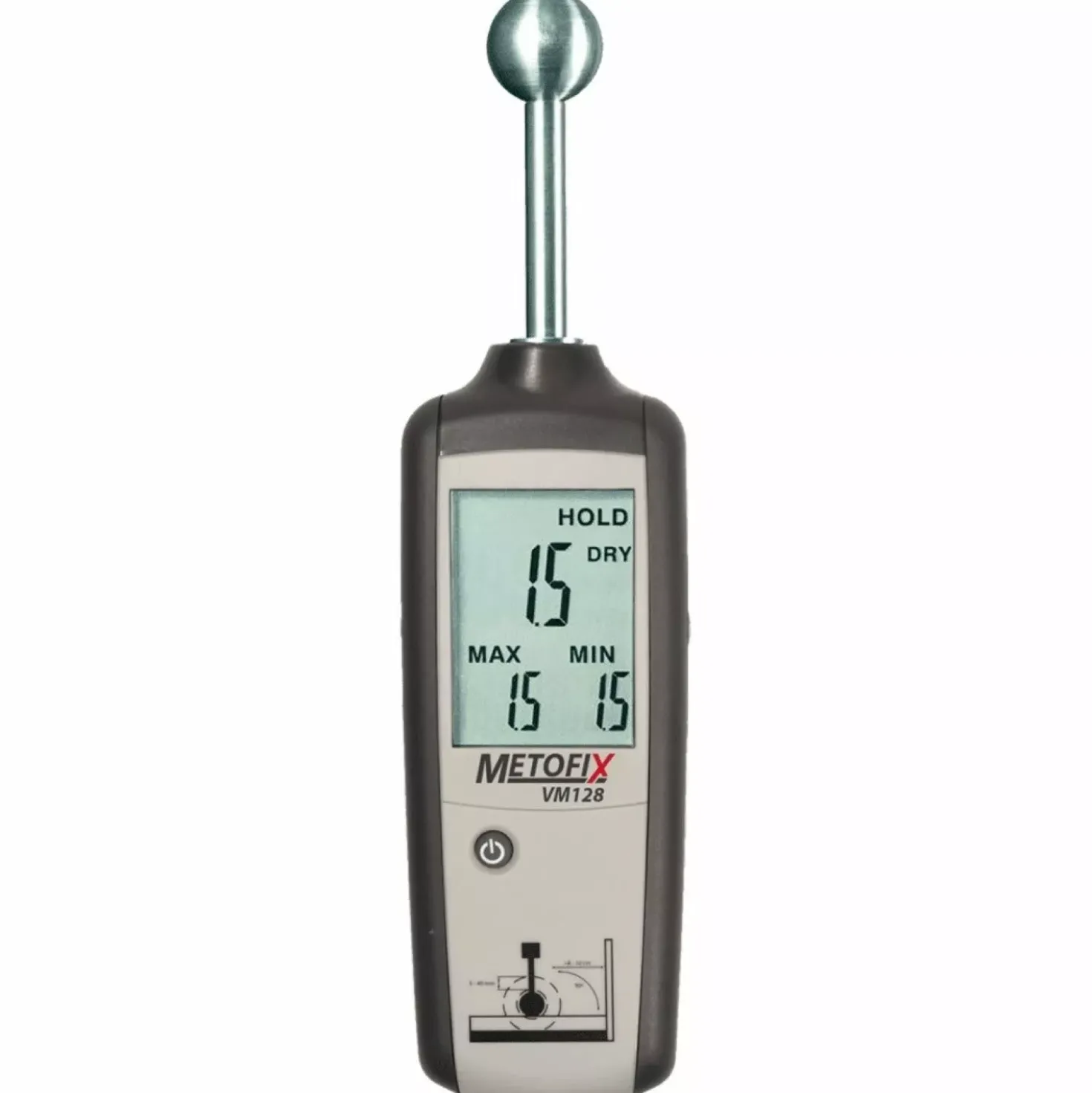 Levelfix VM128 Vochtmeter voor alle bouwmaterialen
