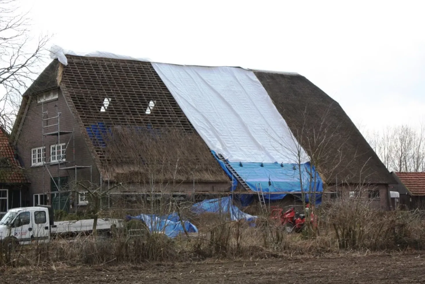 Little Jumbo 34220608 Dekzeil - Wit - 6 x 8m - 220gr/m²