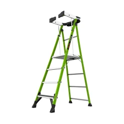 Little Jumbo 48424304 Little Giant Fortress Bordestrap - Enkel - Fiberglas - 1 x 4 treden - max. werkhoogte 3,09m