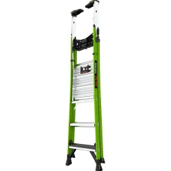 Little Jumbo 48424303 Little Giant Fortress Bordestrap - Enkel - Fiberglas - 1 x 3 treden - max. werkhoogte 2,81m