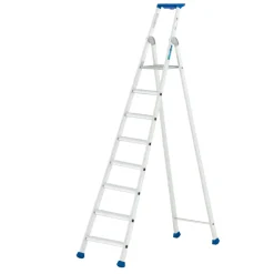 Little Jumbo 1223750108 Maxibat 2375 Trap - Enkel - Aluminium - 1 x 8 treden - max. werkhoogte 3,82m