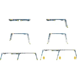 Little Jumbo 1299379024 Pro Linking-platform telescopisch werkbordes - AP2030L - 360 x 1170mm - 136kg