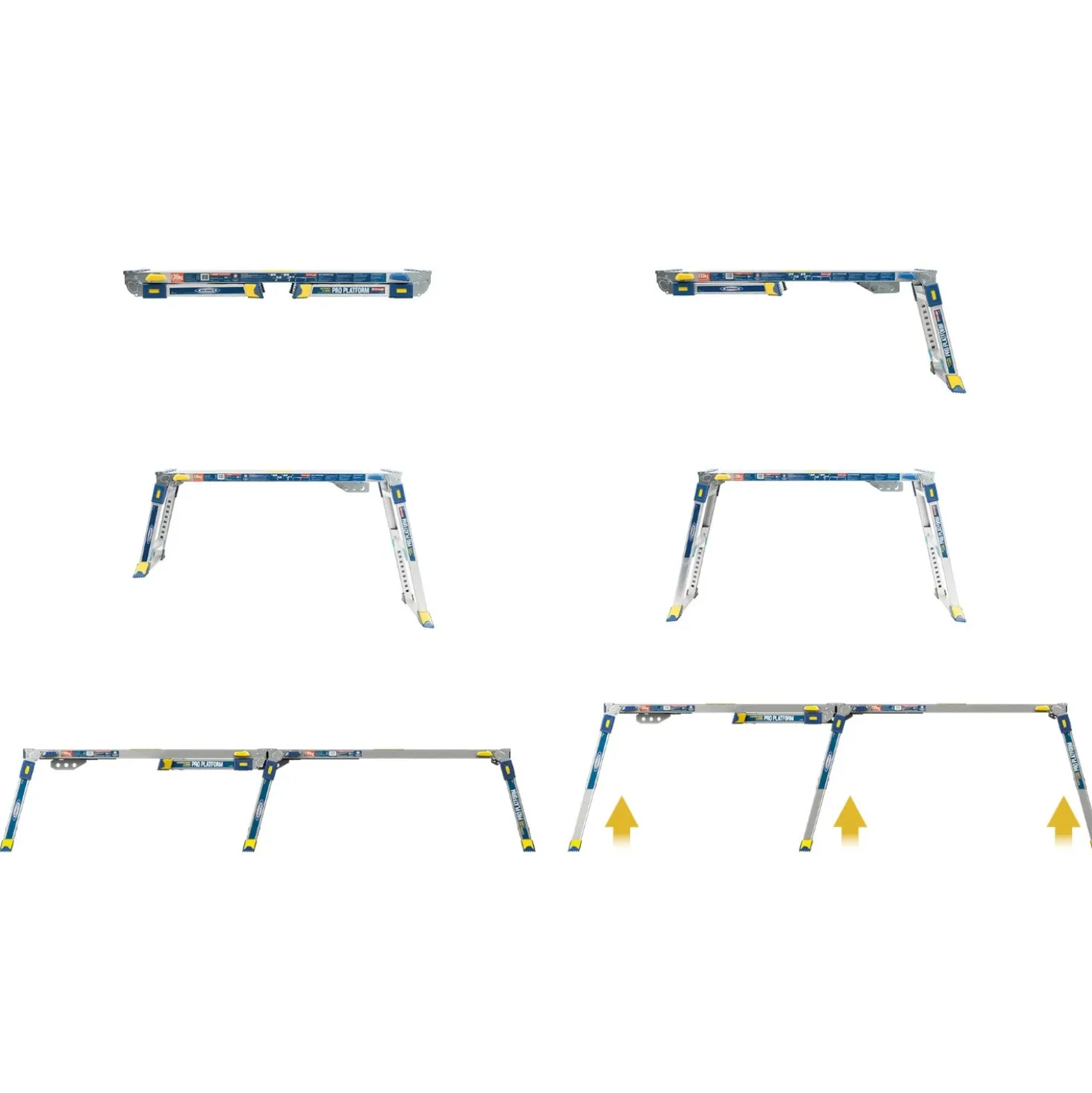 Little Jumbo 1299379024 Pro Linking-platform telescopisch werkbordes - AP2030L - 360 x 1170mm - 136kg