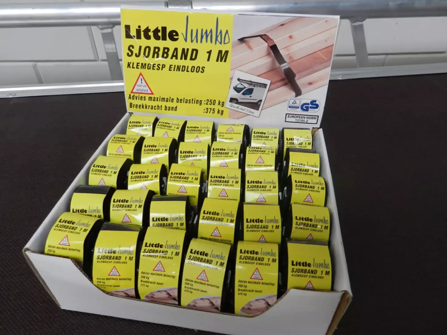 Little Jumbo 1825200100 Spanband eindloos met klemgesp - 1m x 25mm
