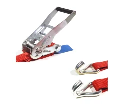 Little Jumbo 1850508500 Spanband met ratel en J-haak - 9m x 50mm