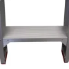 Little Jumbo 4741000208 SuperPRO Dubbele trap - Aluminium - 2 x 8 treden - max. werkhoogte 1. 95 m.