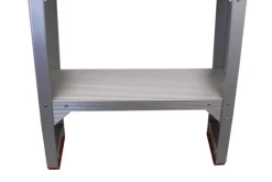 Little Jumbo 4741000208 SuperPRO Dubbele trap - Aluminium - 2 x 8 treden - max. werkhoogte 1. 95 m.