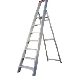 Little Jumbo 4741000107 SuperPRO Industrietrap - Enkel - Aluminium - 1 x 7 treden - max. werkhoogte 3,70m