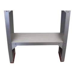 Little Jumbo 4741000108 SuperPRO Industrietrap - Enkel - Aluminium - 1 x 8 treden - max. werkhoogte 3,95m