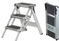 Little Jumbo 1313650300 Trap - Enkel - Aluminium - 3 treden kunststof - max. werkhoogte 2.70 m.