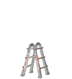 Little Jumbo Waku Model 0 Telescopische vouwladder - max. werkhoogte 3.48m - 4x3 sporten