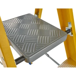 Little Jumbo 1277170518 Werner Platform Trap - Enkel - Fiberglas - 1 x 5 treden - max. werkhoogte 2,97m