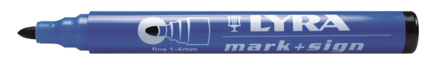 Lyra 4020099 Mark + Sign Merkstift - Permanent - Zwart