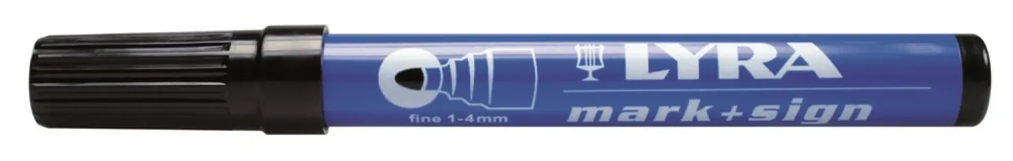Lyra 4020099 Mark + Sign Merkstift - Permanent - Zwart