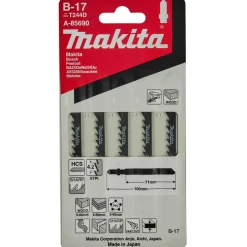 Makita A-85690 HCS Decoupeerzaagblad B17 - snel - Hout / Kunststof (5st)