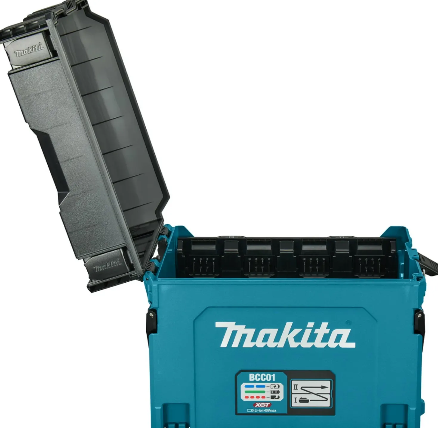Makita BCC001 XGT/LXT Oplaadbox voor max 8 accu's (max. BL4080F)