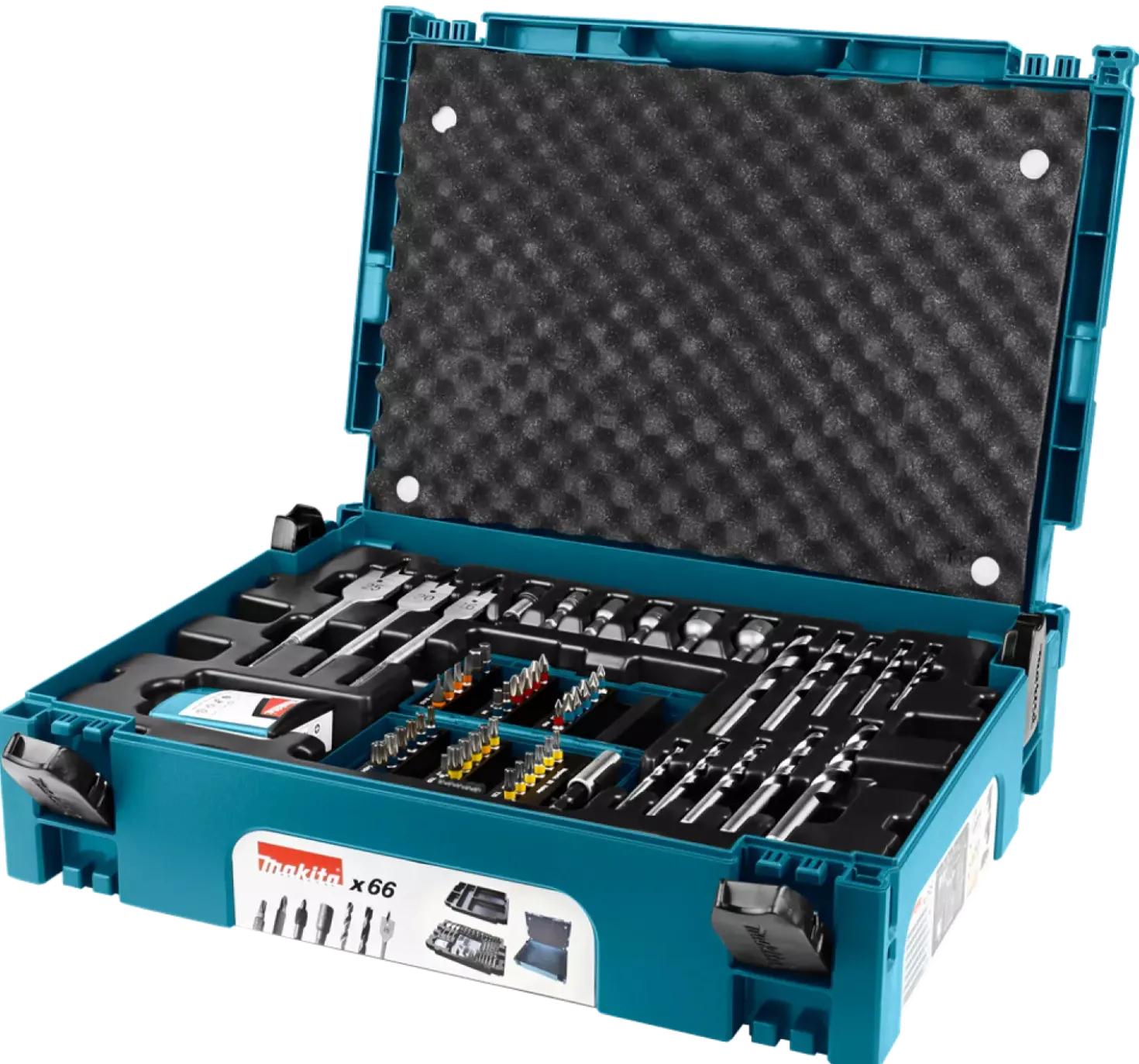 Makita B-43044 66 delige bit & boren set in Mbox