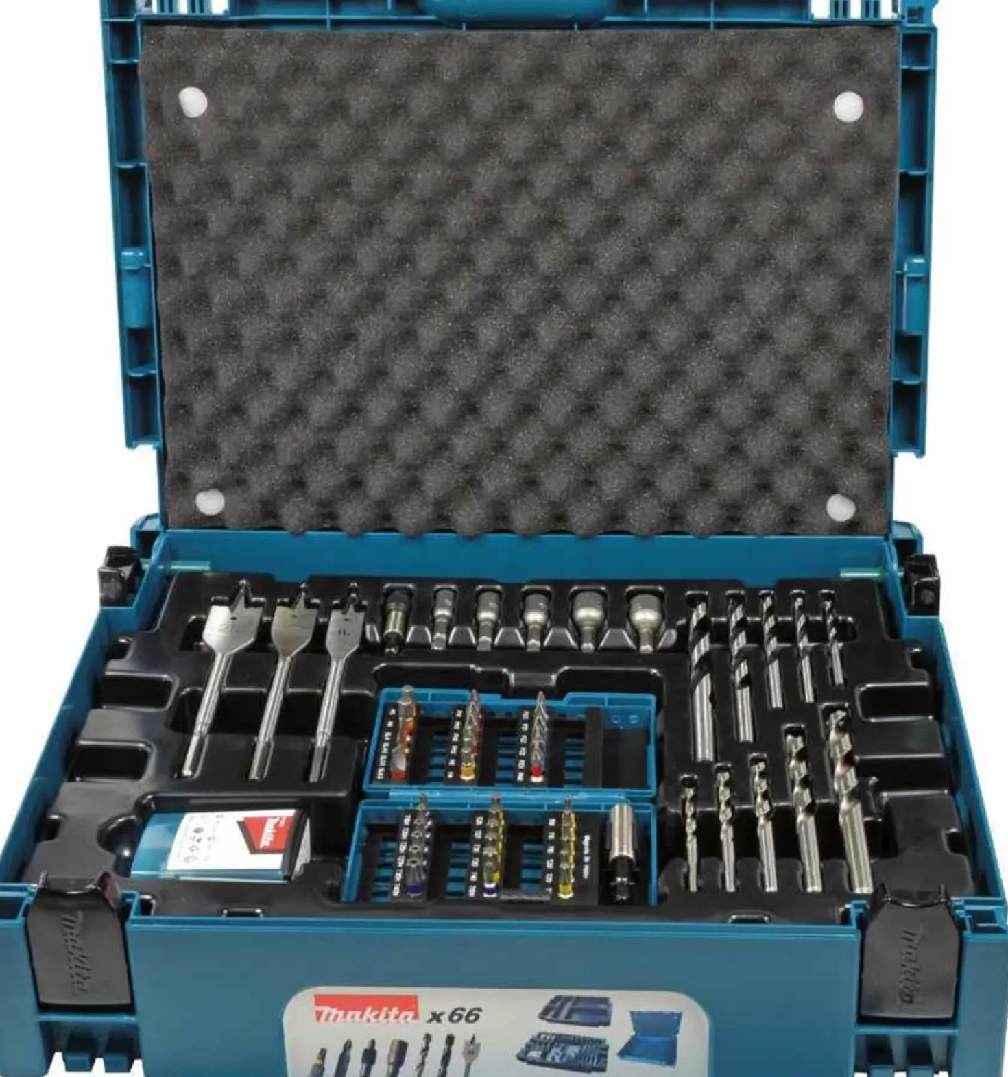 Makita B-43044 66 delige bit & boren set in Mbox