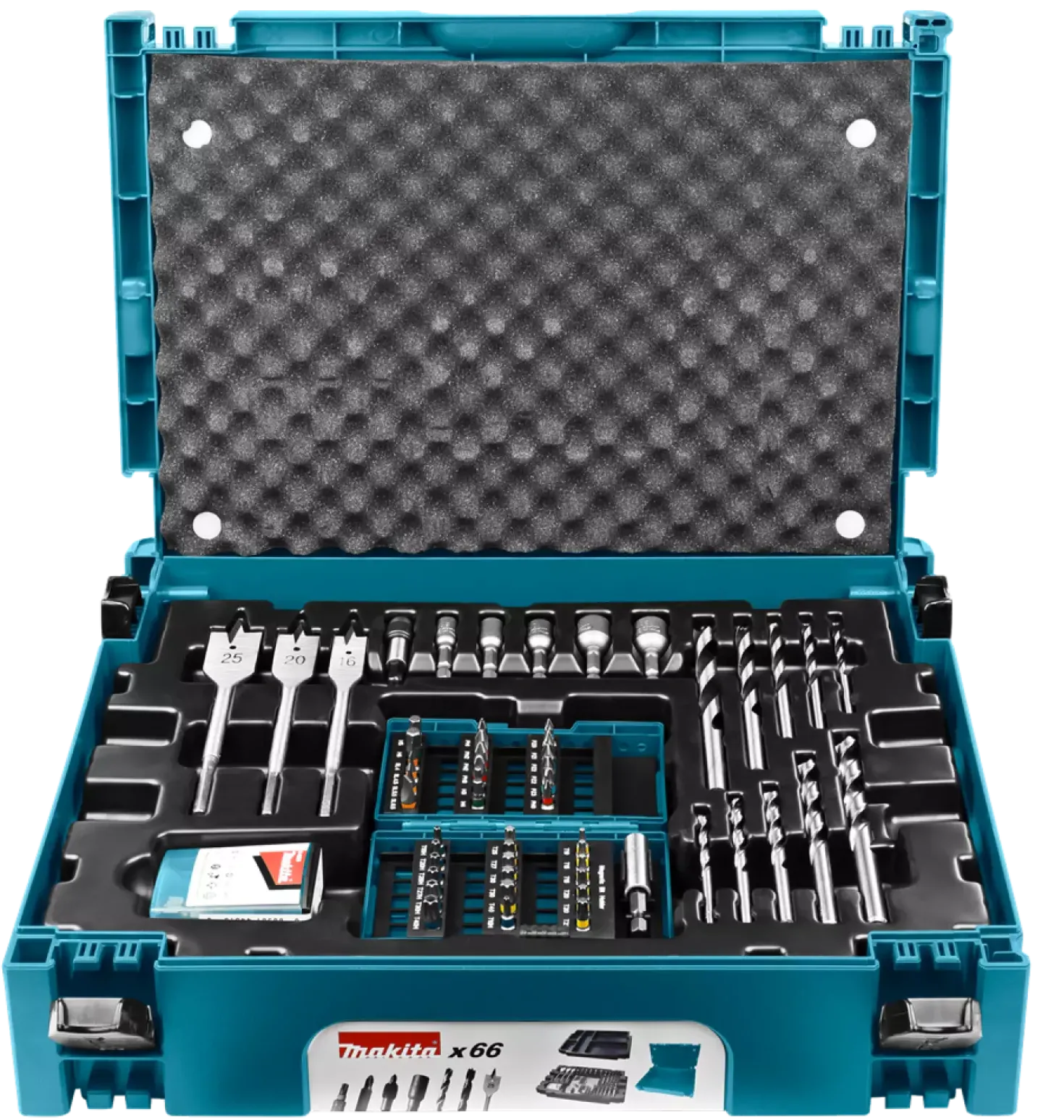 Makita B-43044 66 delige bit & boren set in Mbox