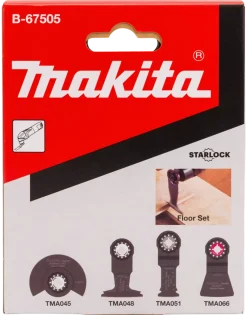 Makita B-67505 4-delige Zaag-/schraapset multitool