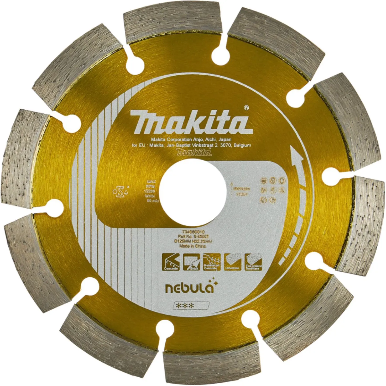 Makita B-53992 Diamantschijf - 125 x 22,23mm - Universeel