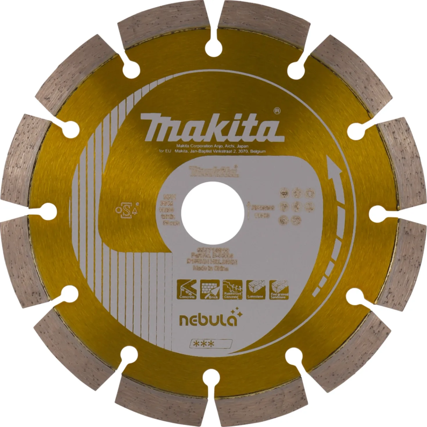 Makita B-54003 Diamantschijf - 150x22,23x2mm