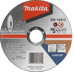 Makita B-46931 Doorslijpschijf RVS - 125x22,23x1,6mm