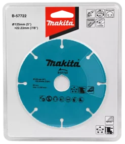 Makita B-57722 Doorslijpschijf - 125 x 22,23mm - Kunststof