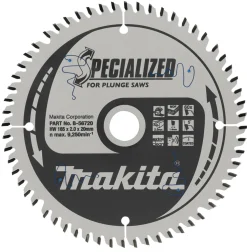 Makita B-56786 Efficut invalcirkelzaagblad voor gemelamineerd - 165 x 20 x 60T