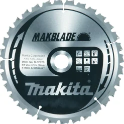 Makita B-32720 Makblade afkortzaagblad voor Hout - 255 x 30 x 32T