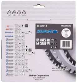 Makita B-32714 Makblade afkortzaagblad voor Hout - 216 x 30 x 24T