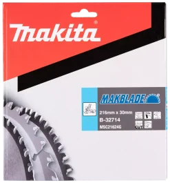 Makita B-32714 Makblade afkortzaagblad voor Hout - 216 x 30 x 24T