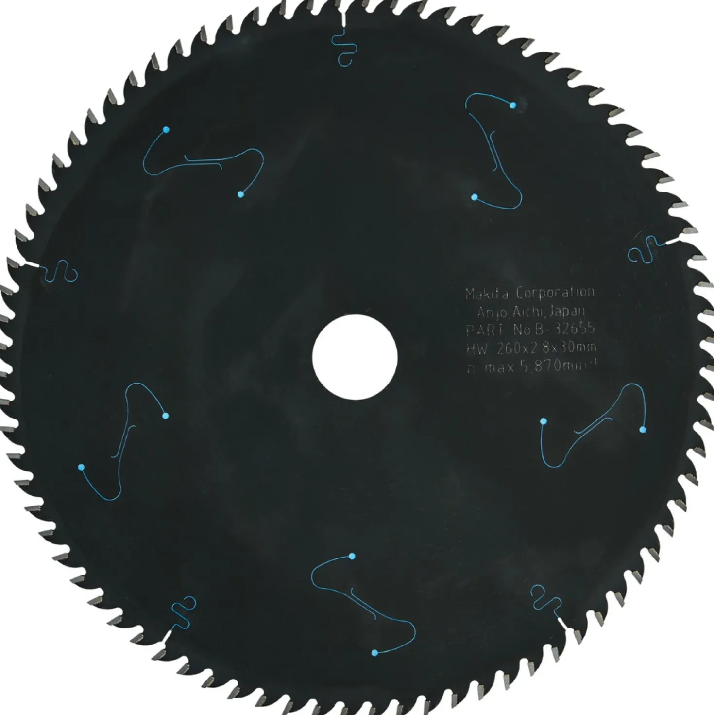 Makita B-32655 Makblade tafelzaagblad voor Hout - 260 x 30 x 80T